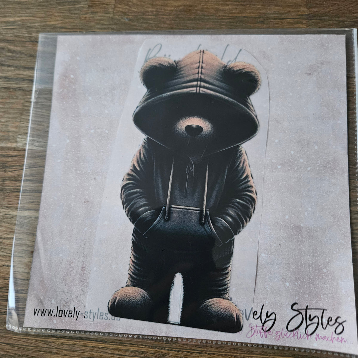 Bügelbild - Bär ca. 20cm