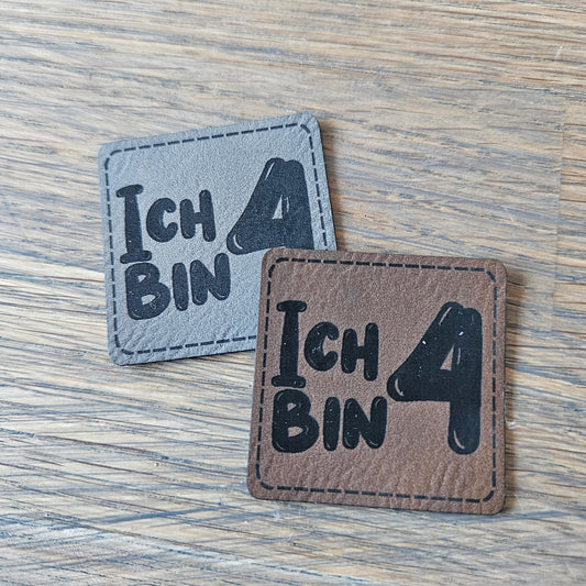Patch - 4x4cm - Ich bin 4
