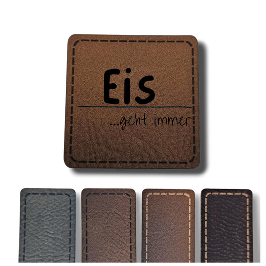 Kunstleder Patch - Eis...geht immer