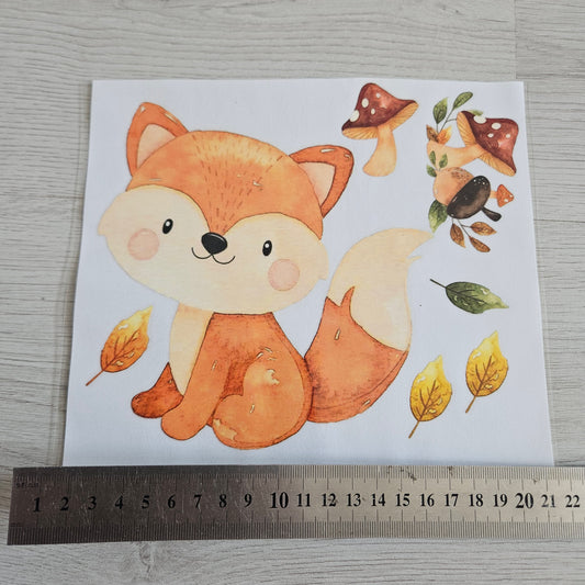 Bügelbild - Set Fuchs