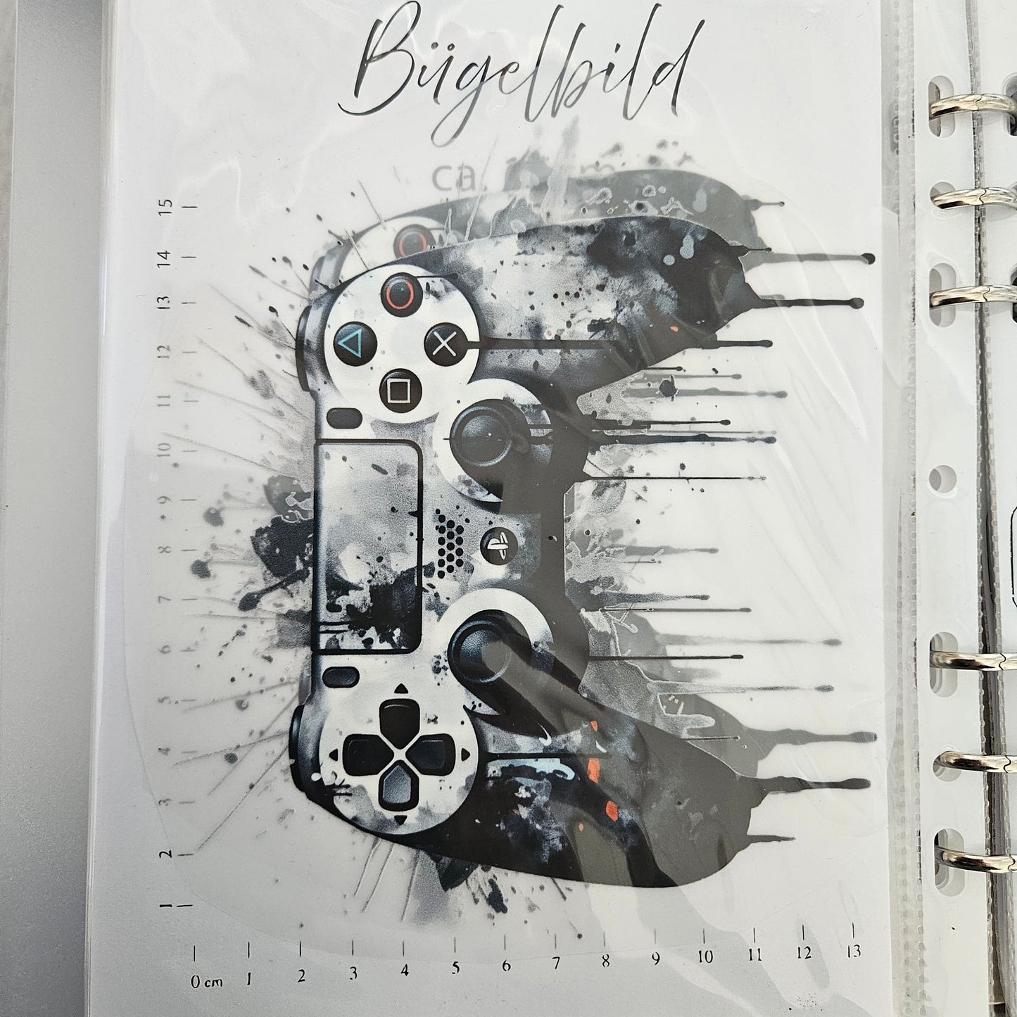 Bügelbild - Controller ca. 15cm