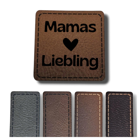 Kunstleder Patch - Mamas <3 Liebling