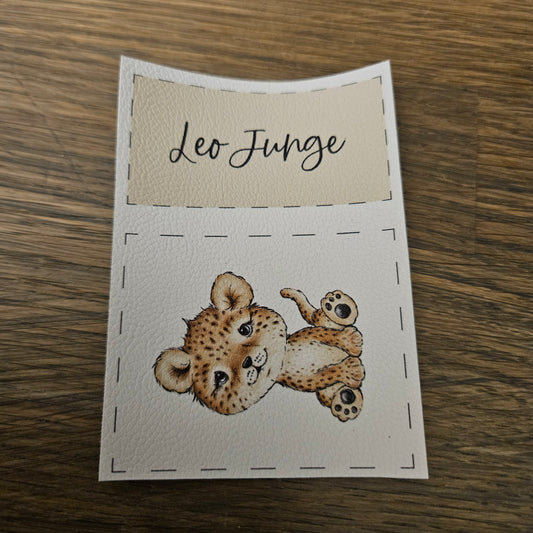 Kunstlederlabel Set - Leo Junge