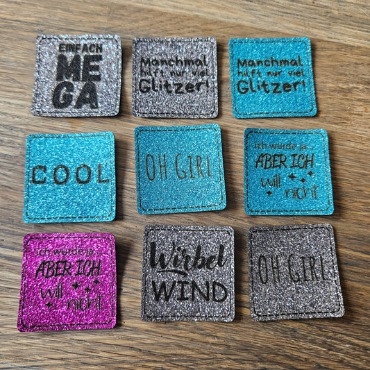 Set Glitzer Patches 5