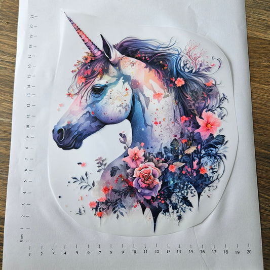 Bügelbild - Einhorn ca. 20cm