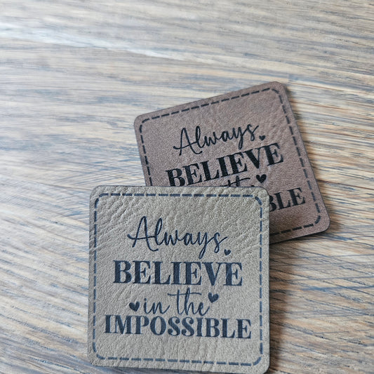 Patch - 4x4cm - Always believe