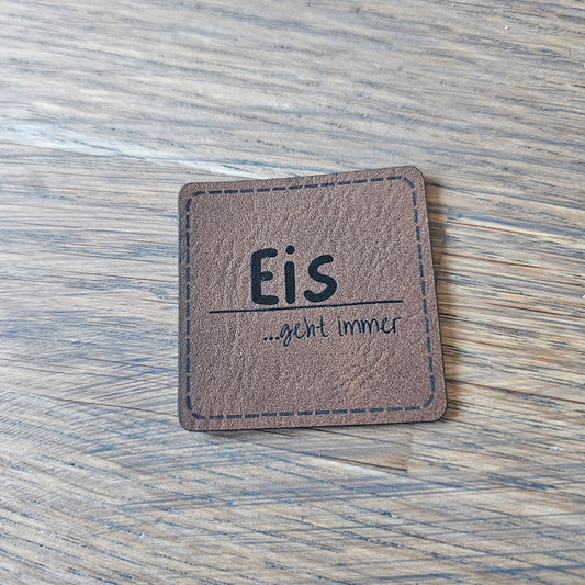 Patch - 4x4cm - Eis geht immer