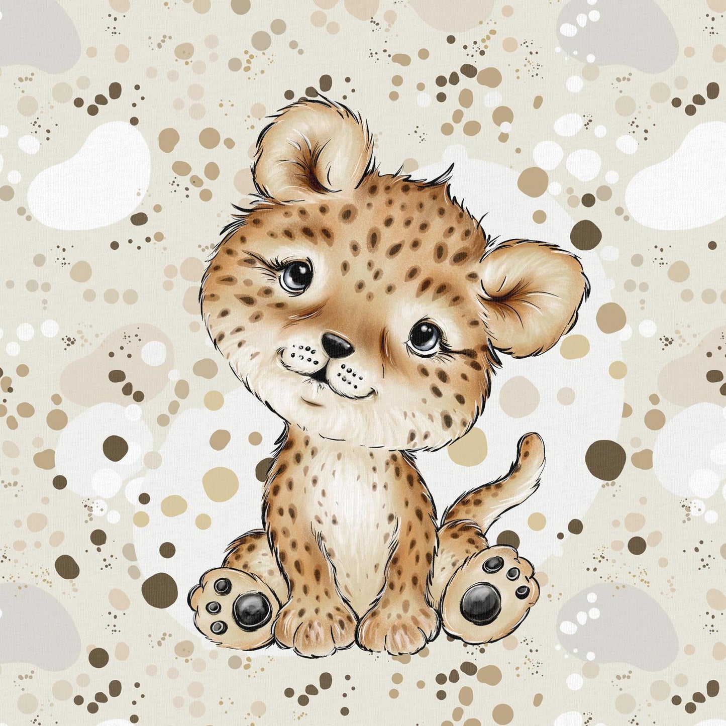 Sommersweat - Safari Babys Kleckse