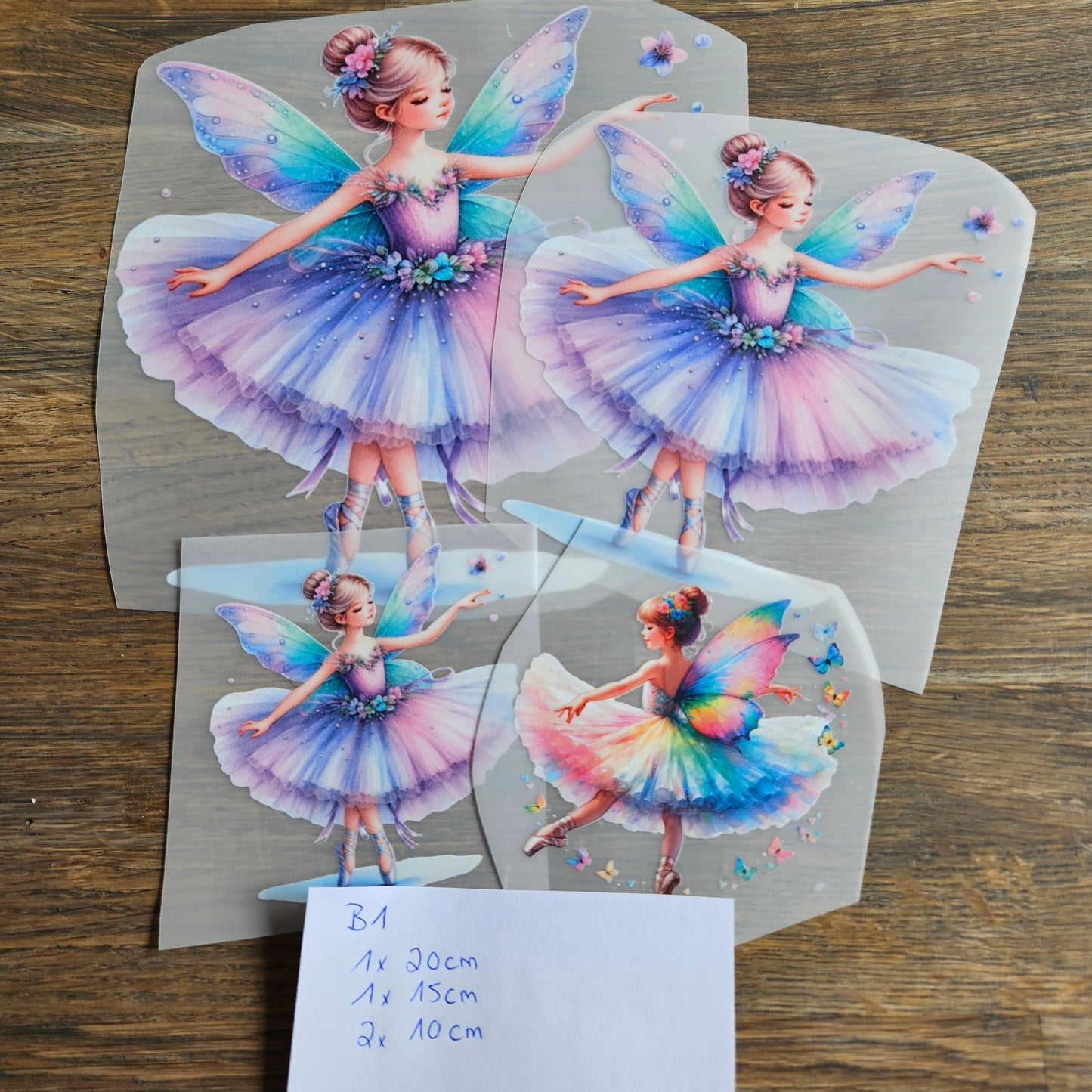 Set Bügelbilder Fee B1