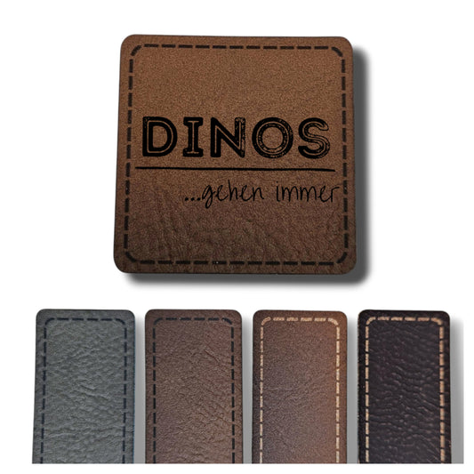 Kunstleder Patch - Dinos...gehen immer