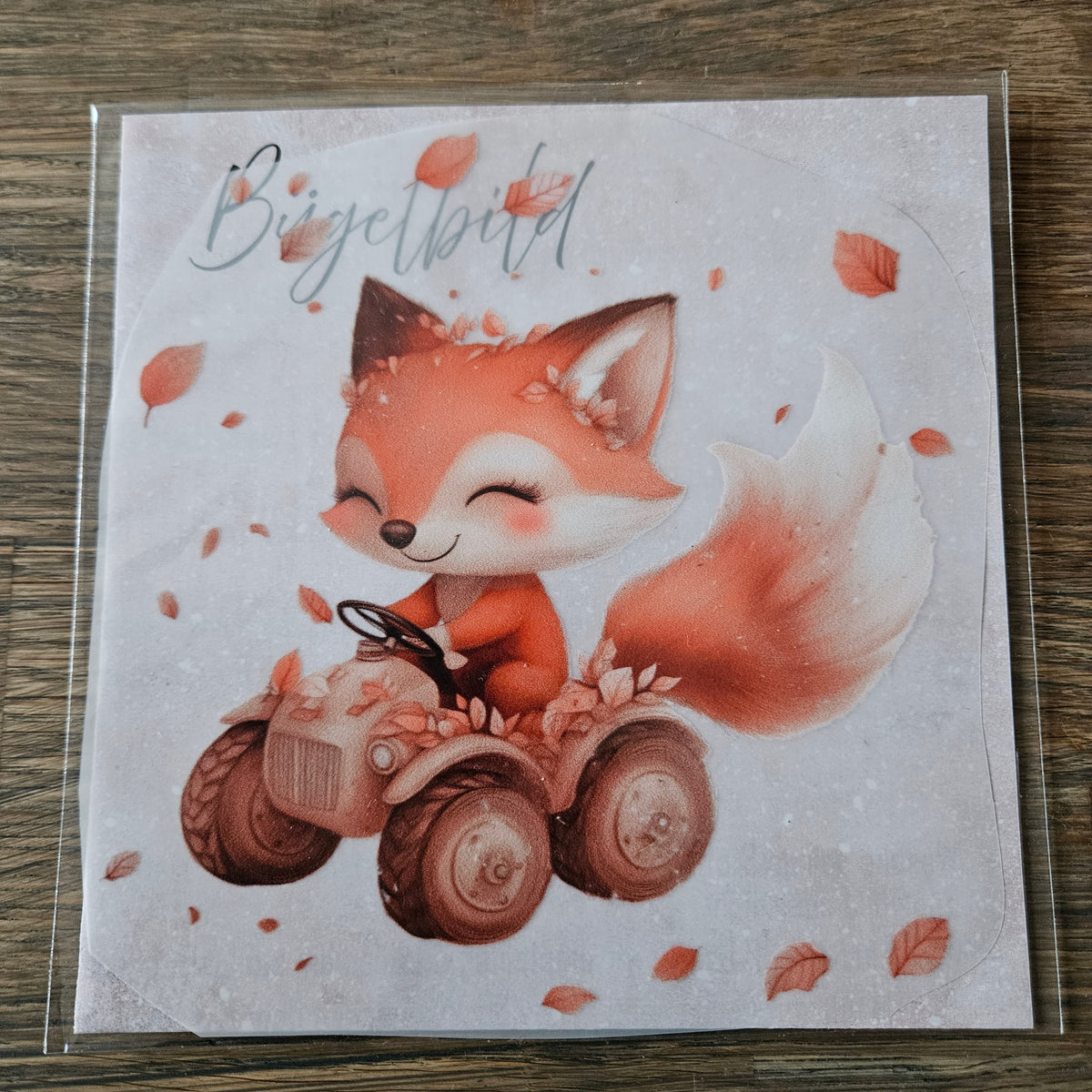 Bügelbild - Fuchs ca. 15cm