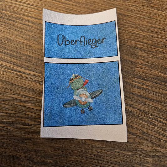 Kunstlederlabel Set - Überflieger