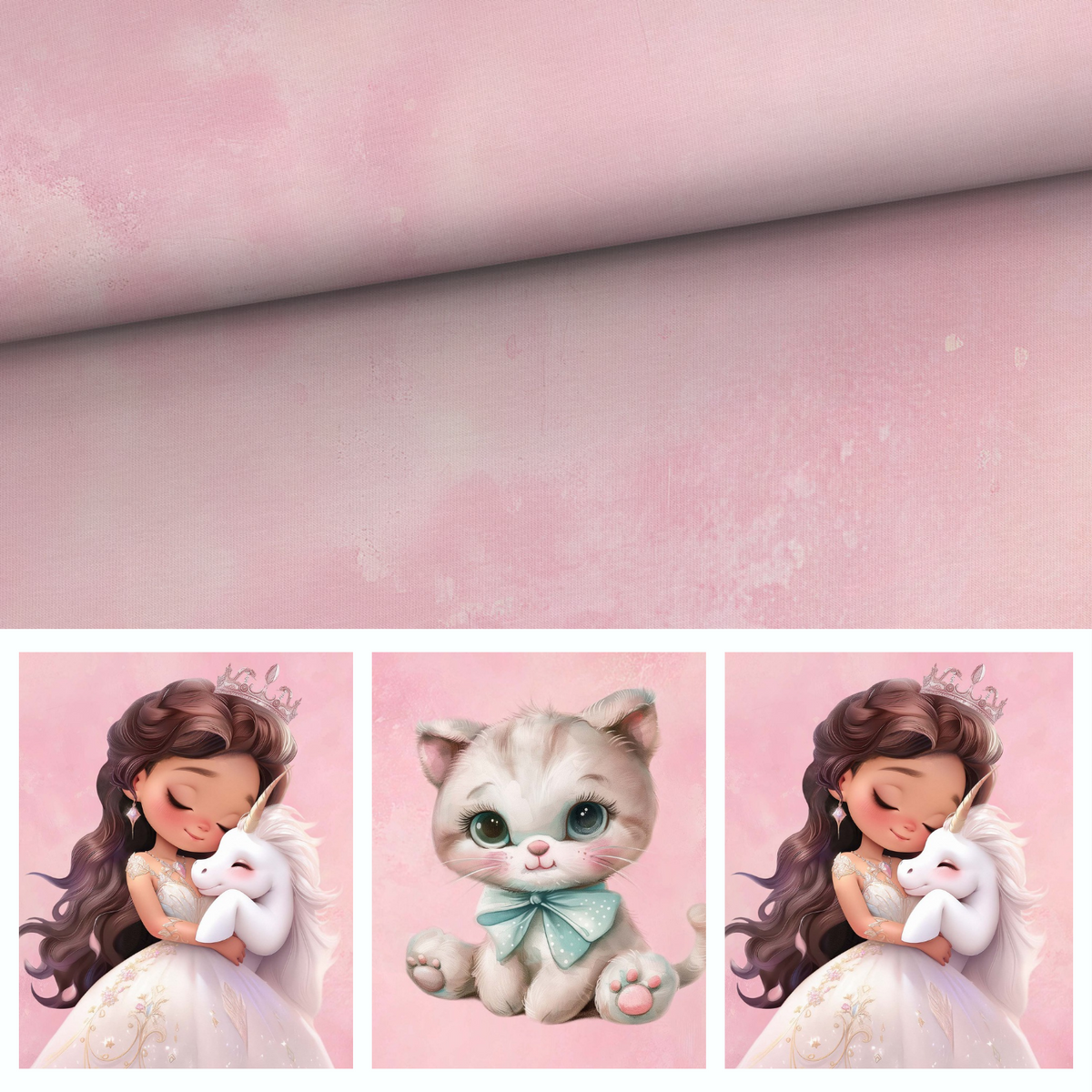Sommersweat - Rosa Prinzessin / Katze / Grumpy Bär