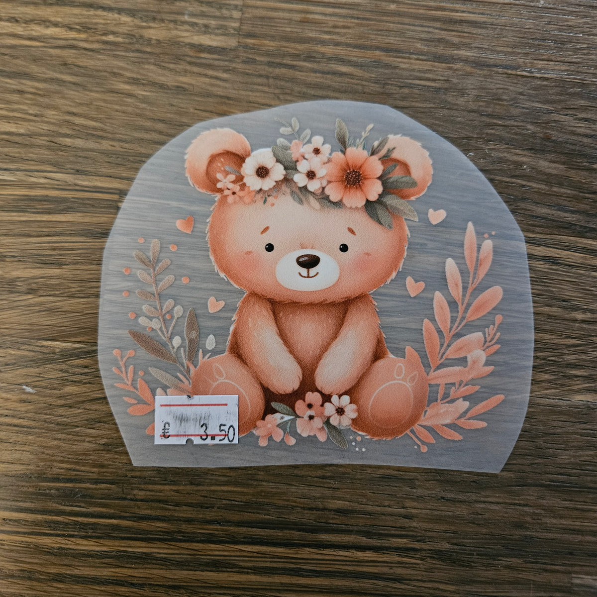 Bügelbild - Bär ca. 10cm