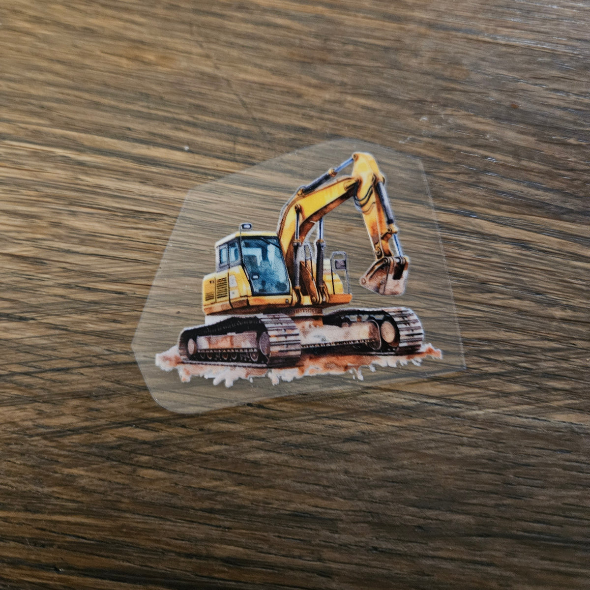 Rub On Aufkleber - Bagger ca. 6cm