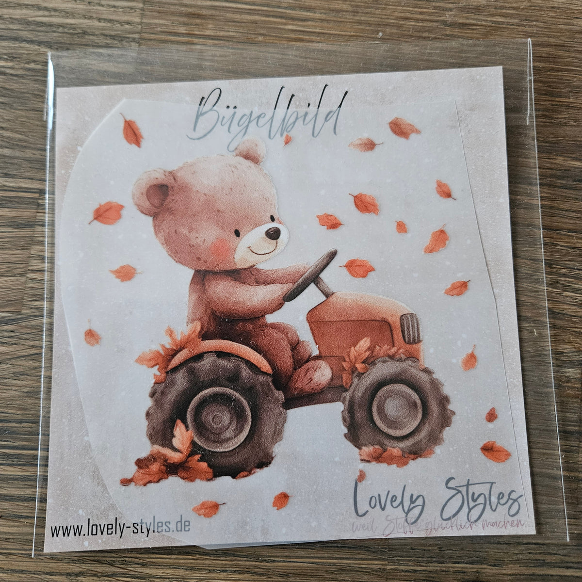 Bügelbild - Bär ca. 15cm