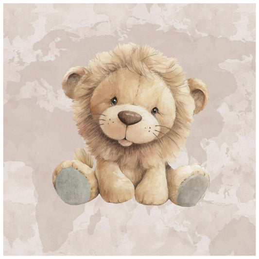 Sommersweat - Panel Sweet Safari - Löwe