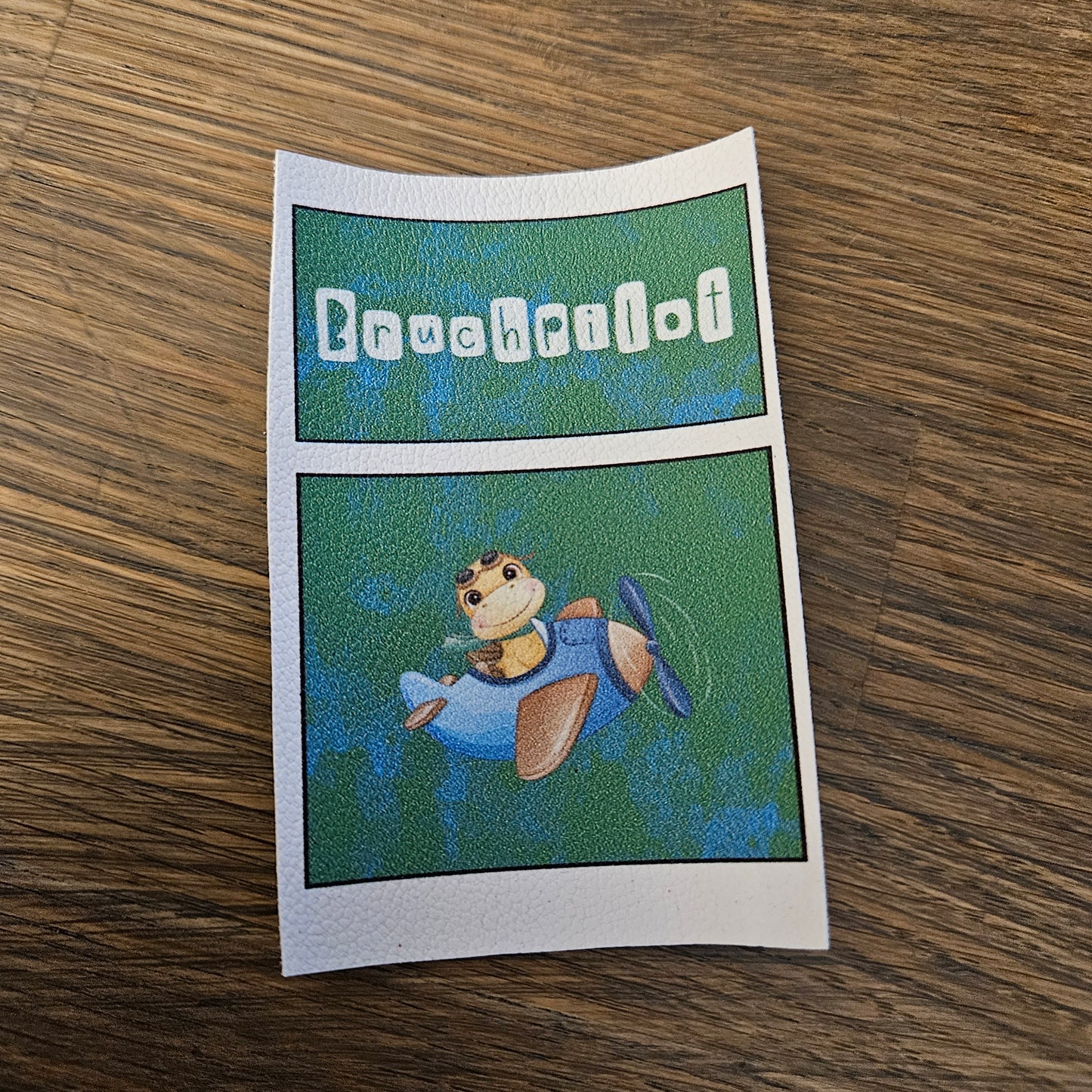 Kunstlederlabel Set - Bruchpilot