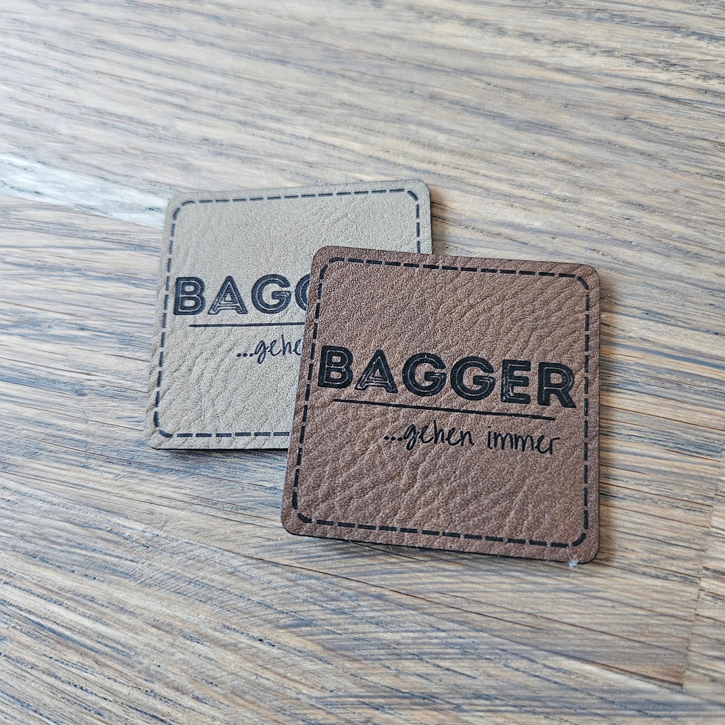 Patch - 4x4cm - Bagger gehen immer