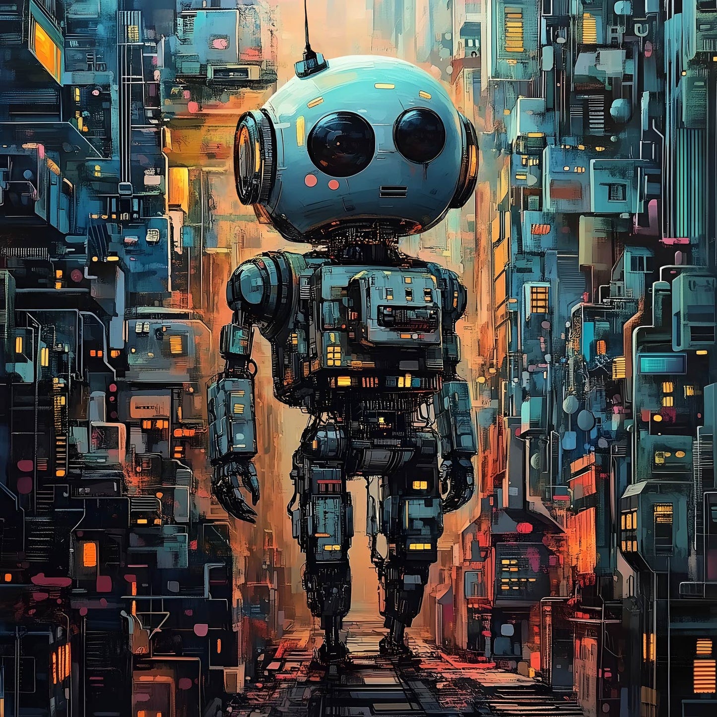 Sommersweat - Panel - Cyber Roboter