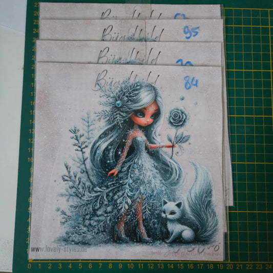 Bügelbild - Eisprinzessin ca. 20cm
