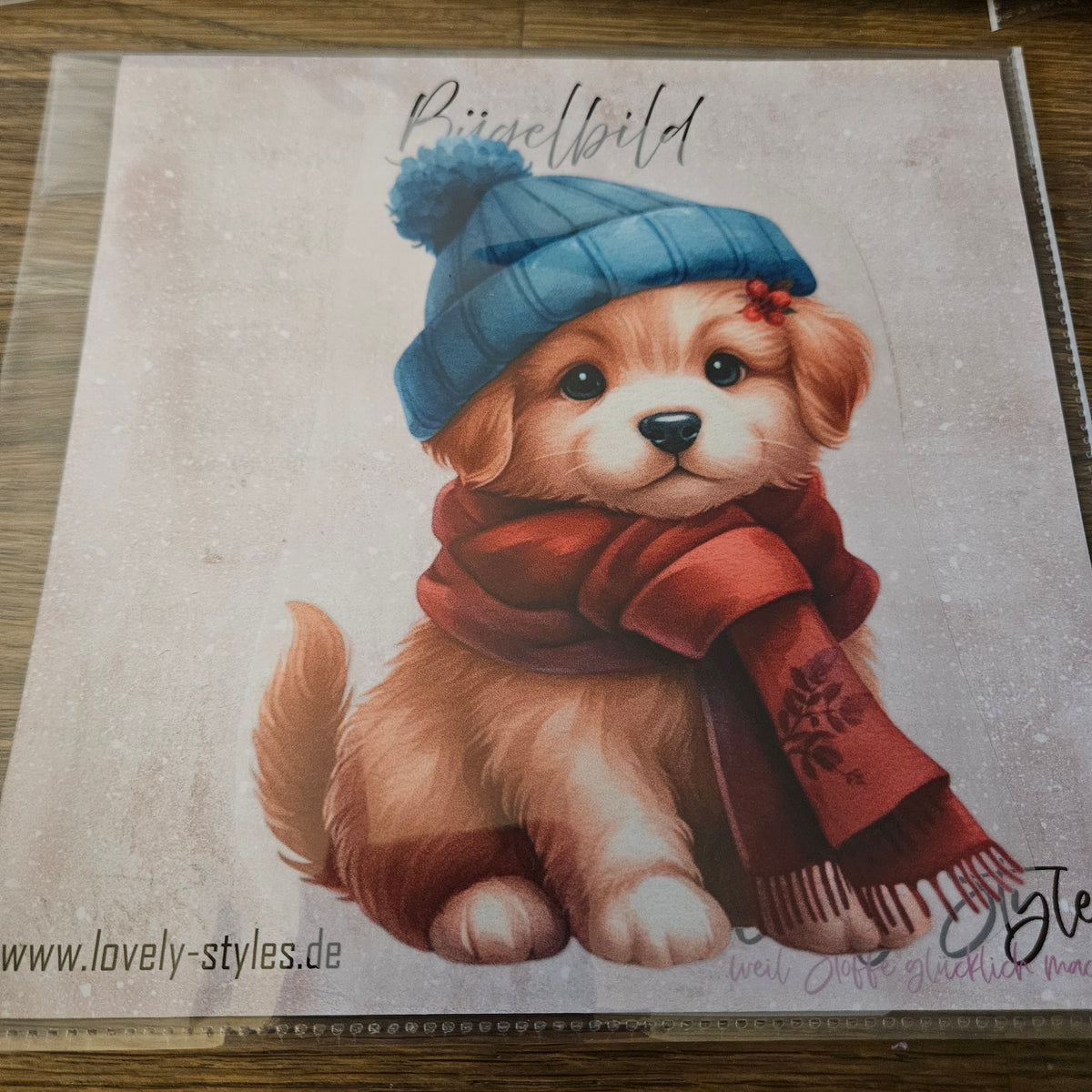 Bügelbild - Hund ca. 20cm