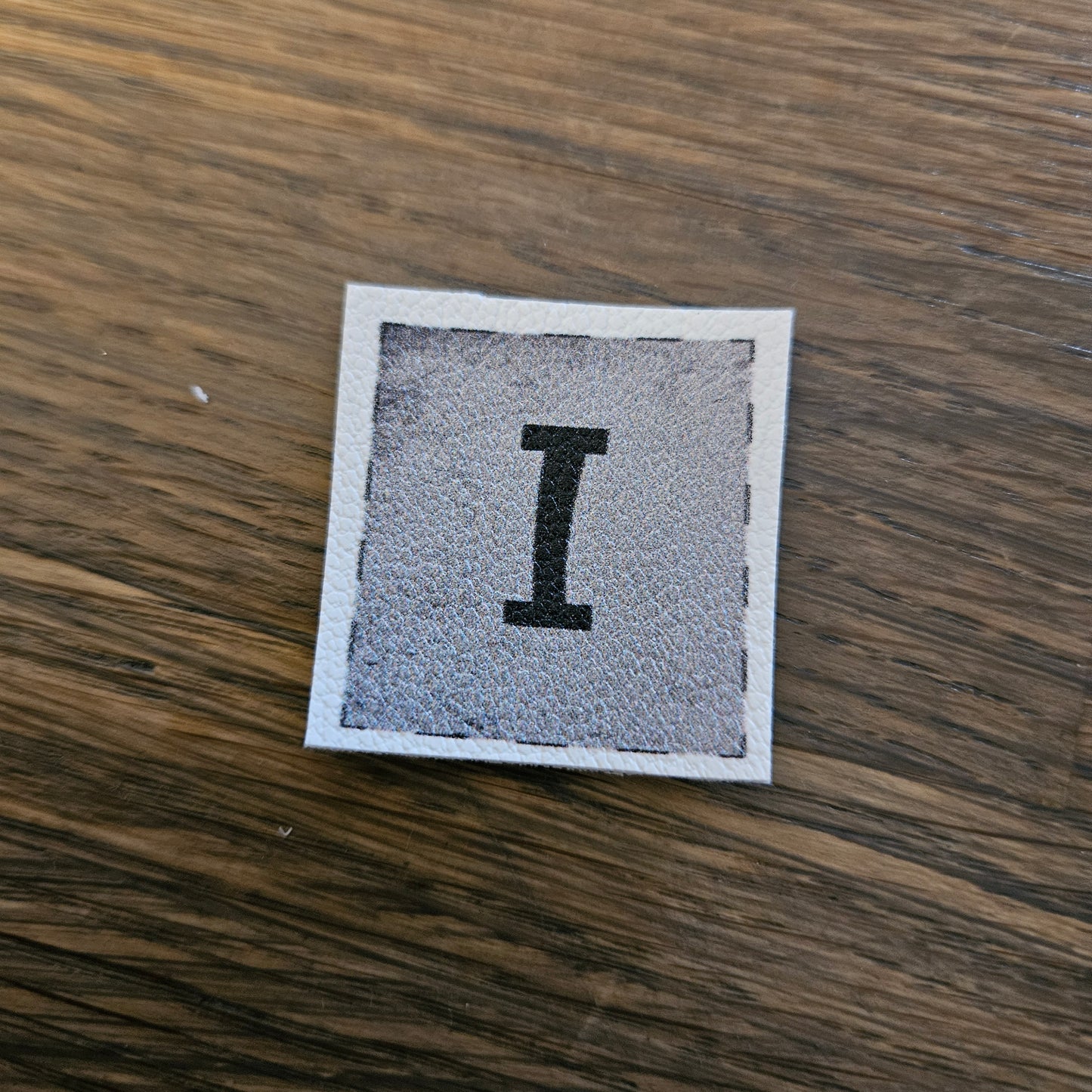Kunstlederlabel - Buchstaben