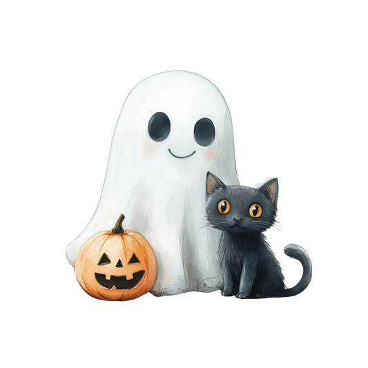 Auktion - Bügelbild - Süßer Geist 5 - 20cm