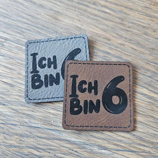 Patch - 4x4cm - Ich bin 6
