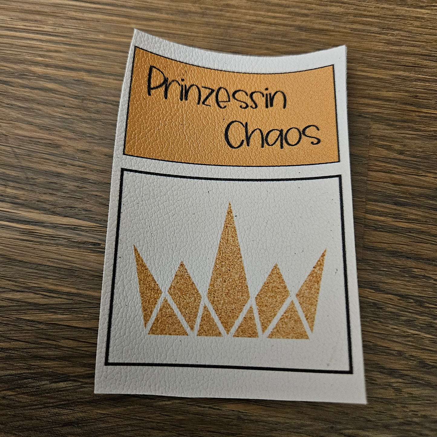 Kunstlederlabel Set - Prinzessin Chaos