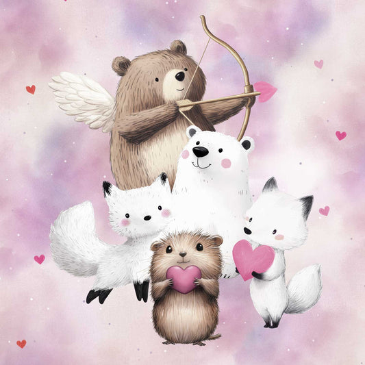 Sommersweat - Panel - Liebe Tiere