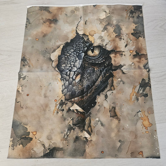 Sommersweat - Panel Drache 40x50cm