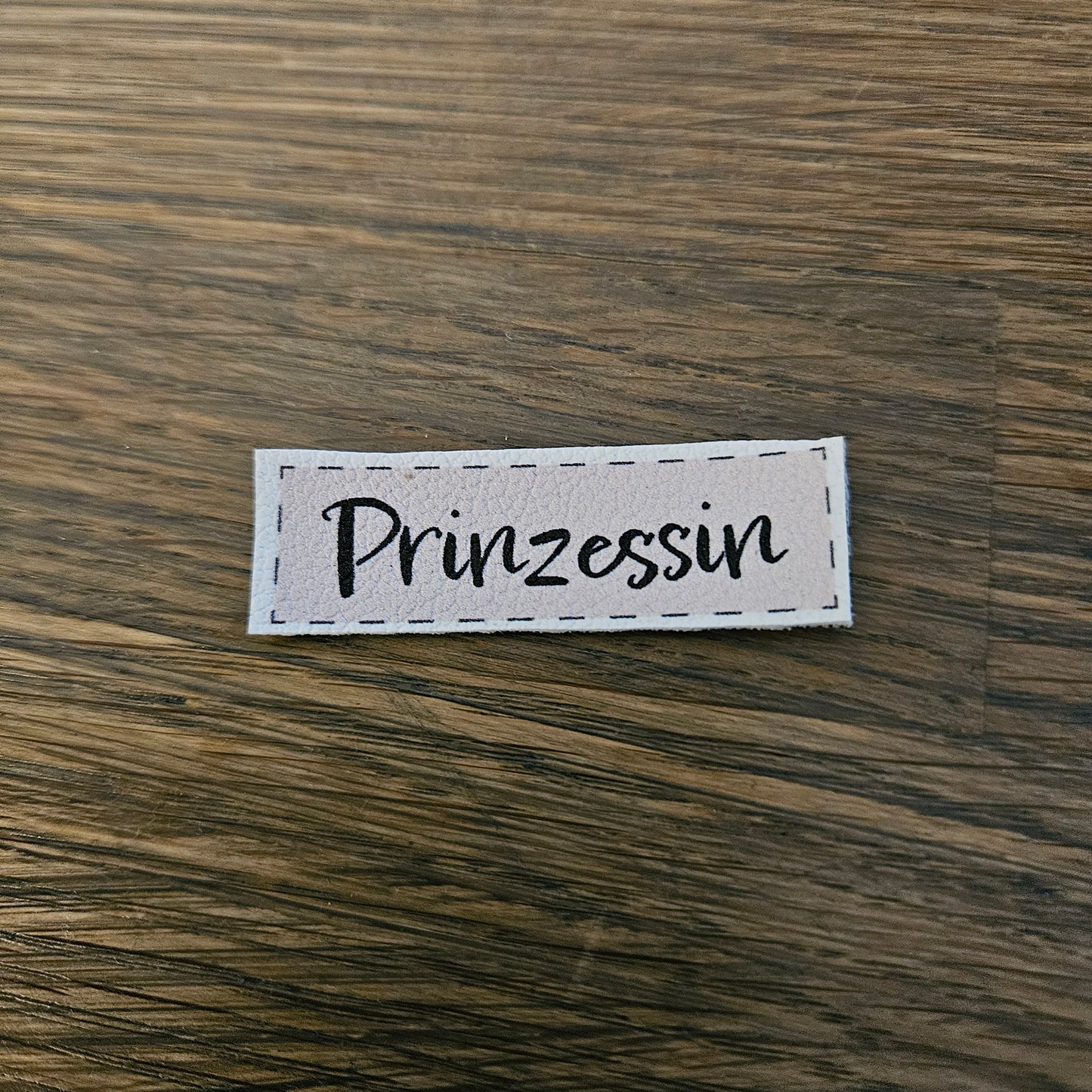 Kunstlederlabel - Prinzessin Rosa