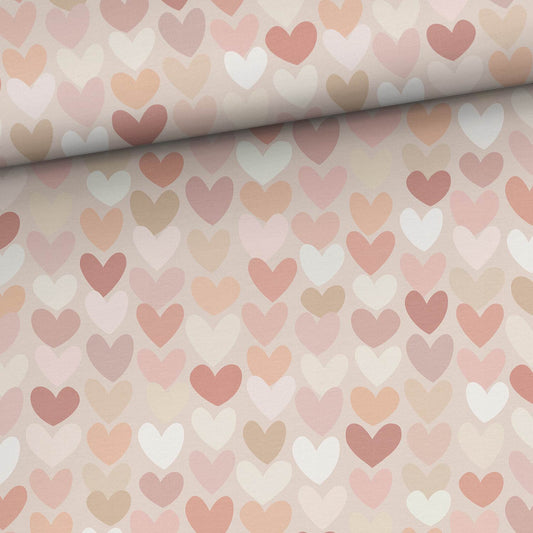 Jersey - Herzen Rosa