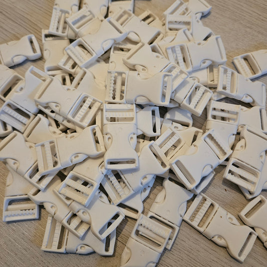 Steckschnallen Weiß - 68 Stk