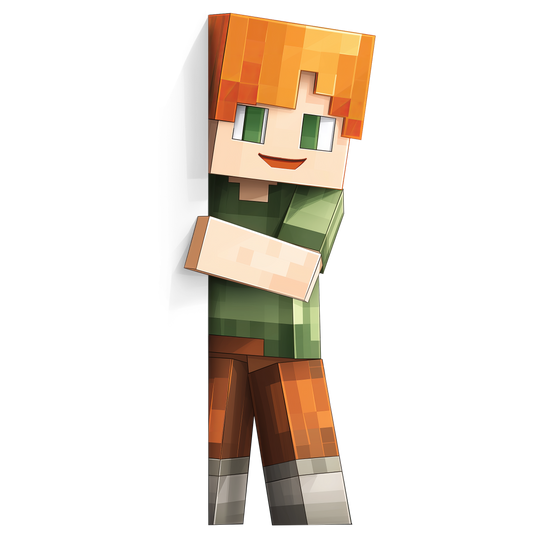 Auktion - Bügelbild - Pixel World Mensch 1 - 20cm