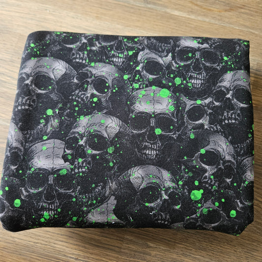 Sommersweat - Skulls Grün