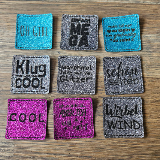 Set Glitzer Patches 7