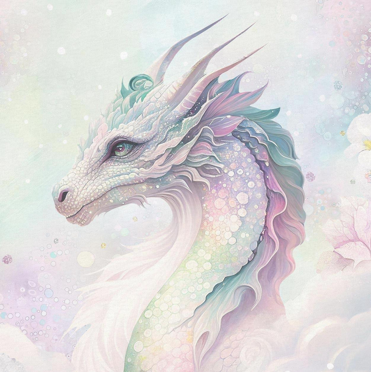 Sommersweat - Drachen Pastellbubbles