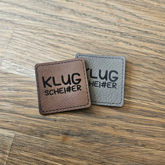 Patch - 4x4cm - Klugschei#er