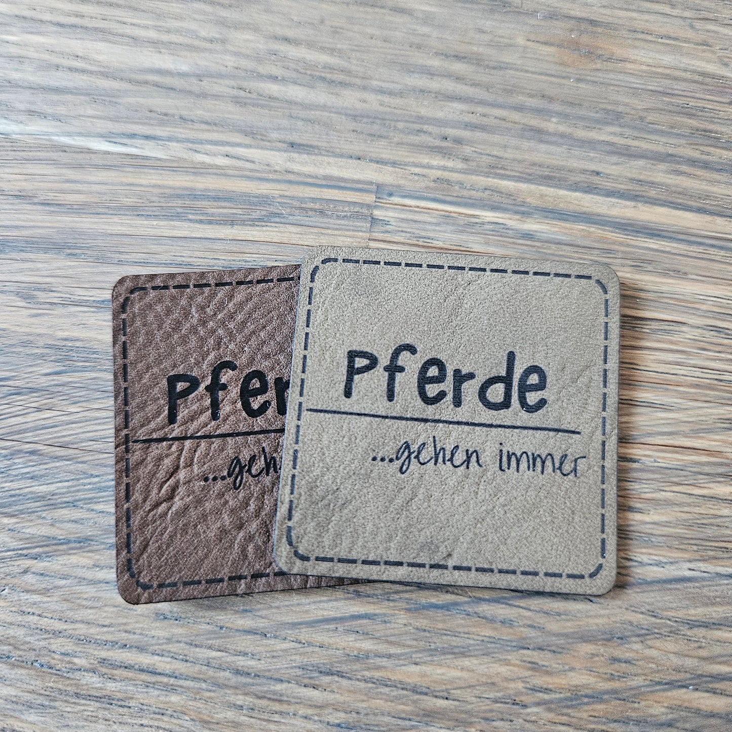Patch - 4x4cm - Pferde gehen immer