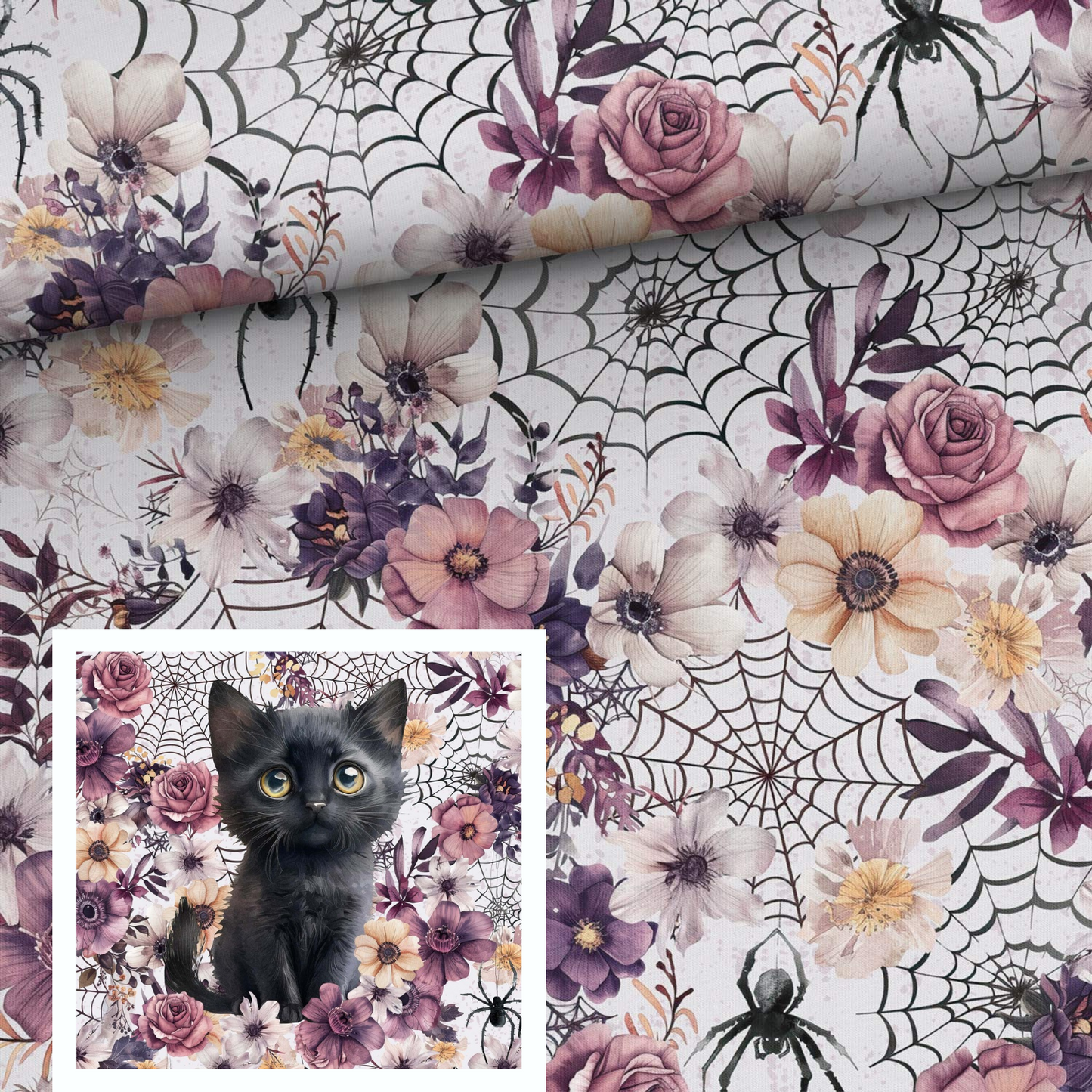 Sommersweat - Schwarze Katze