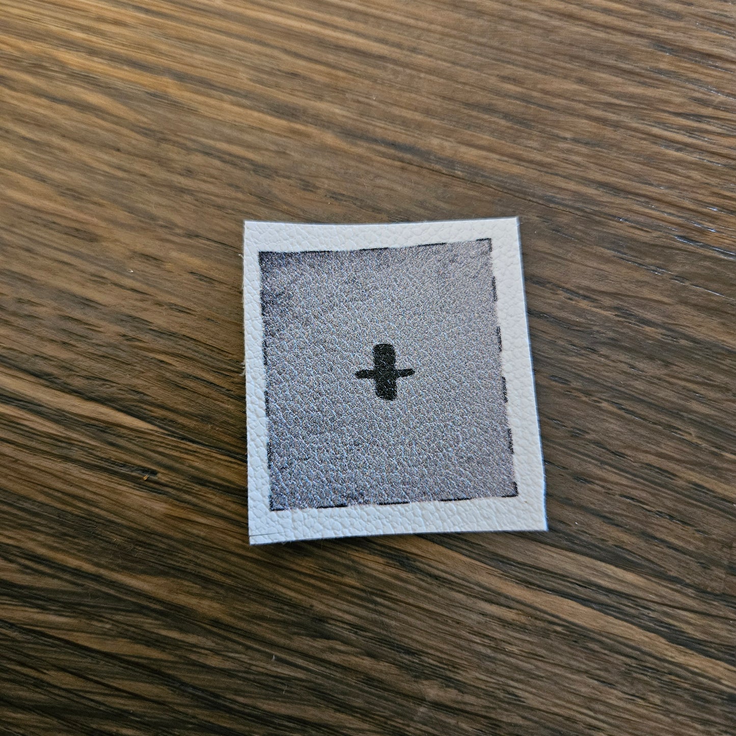 Kunstlederlabel - Buchstaben