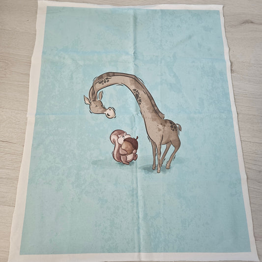 Sommersweat - Panel Giraffe 40x50cm