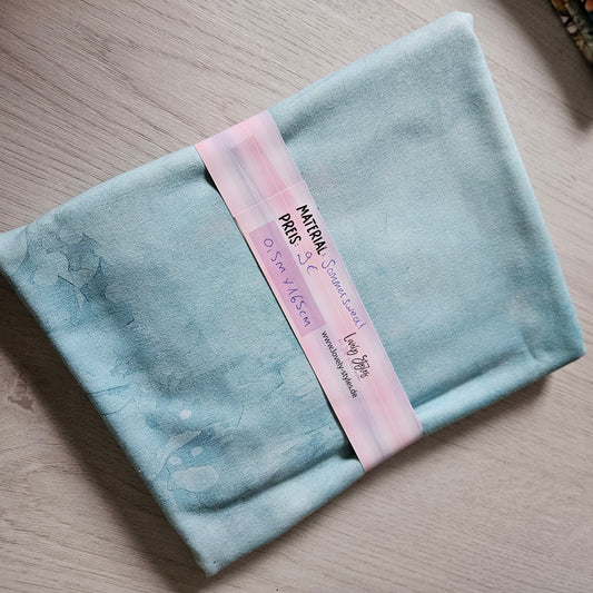 Sommersweat - Watercolour Blau 0,5m