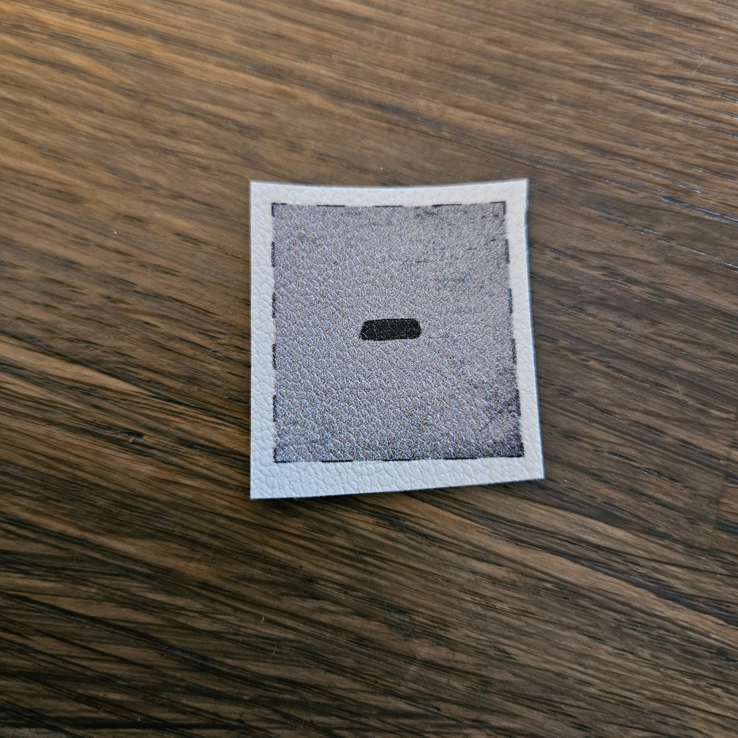 Kunstlederlabel - Buchstaben
