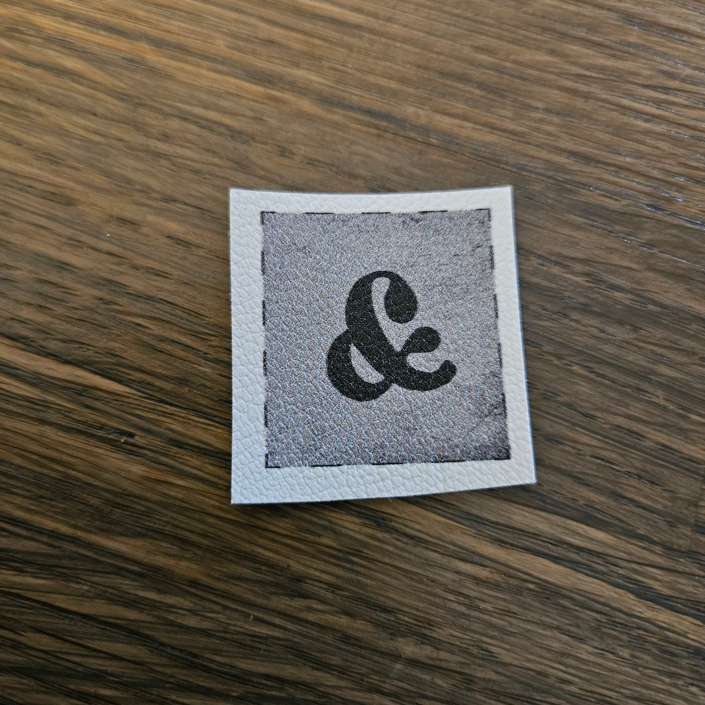 Kunstlederlabel - Buchstaben