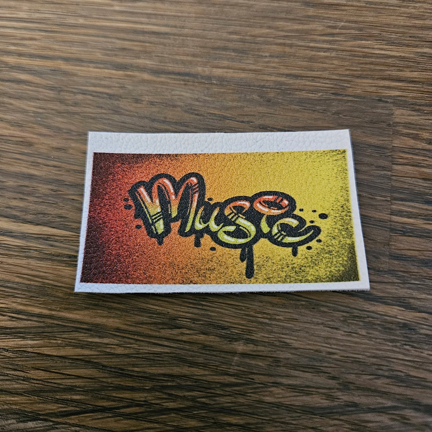 Kunstlederlabel Set - Graffiti