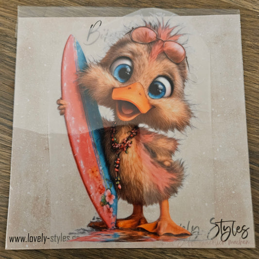 Bügelbild - Funny Küken ca. 15cm