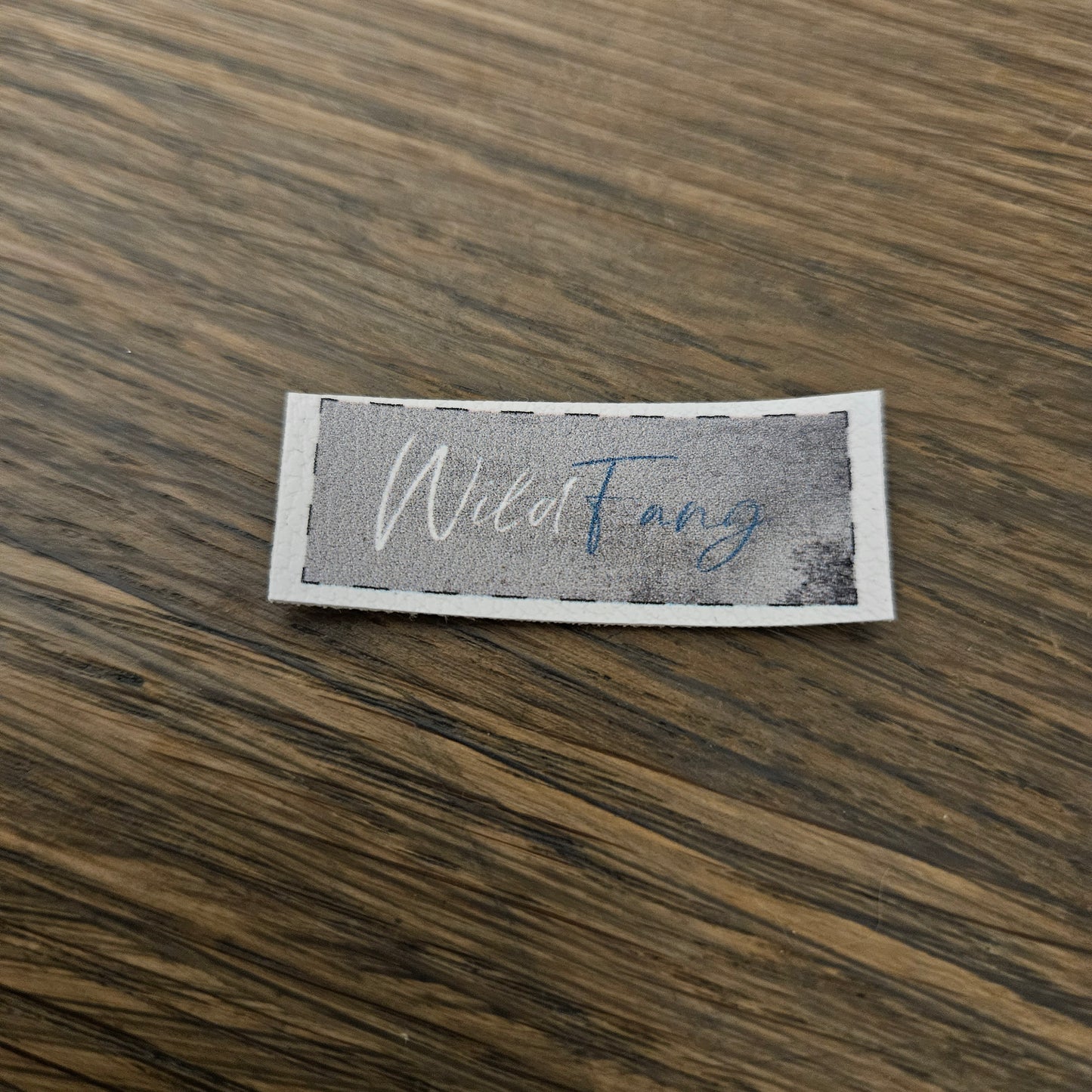 Kunstlederlabel - WildFang Petrol